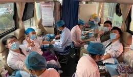 齐鲁人 为青岛 献热血——山东大学齐鲁医院（青岛）开展无偿献血活动