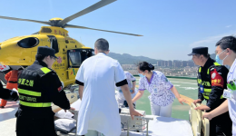打通空中生命线！山东大学齐鲁医院（青岛）停机坪启用 接诊首例直升机转运患者