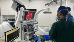 我院三复合手术室启用，神经外科顺利完成半岛地区首台术中磁共振辅助下内镜经鼻腔蝶窦入路垂体瘤切除术