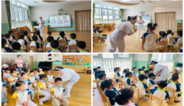 擦亮文明窗口 展示行业形象 | 山东大学齐鲁医院（青岛）志愿护理服务者走进李沧区青山路幼儿园