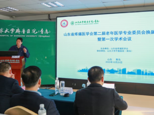 聚焦老年医学前沿 共话健康老龄化新路径——山东省疼痛医学会第二届老年医学专业委员会换届选举会议暨第一次学术会议成功举办