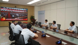 我院组织党员干部集中观看建党105周年庆祝大会