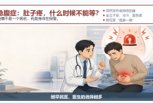 急腹症：肚子疼，什么时候不能等？
