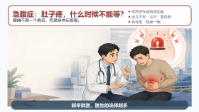 急腹症：肚子疼，什么时候不能等？